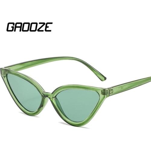 GAOOZE Cats Eye Eyepieces Sunglasses 2021 Sexy Cute Ladies Sunglases Women Vintage Decoration Driving Sun Glasses Eyewear YJ018