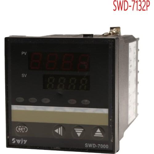 Intelligent 2-digital Display Temperature Controller - SWD7132P Temperature Controlled instrument Heating Cooling Alarms Relay