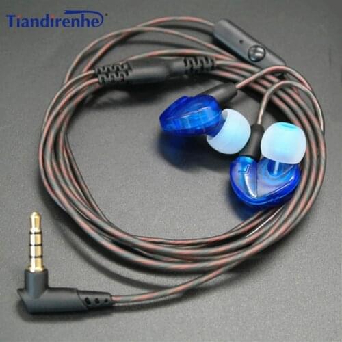 Tiandirenhe DIY SE215 Earphone TPE MMCX Cable for Shure SE535 SE846 UE900 14 Cores Replacement Audio Cord Headset with MIC