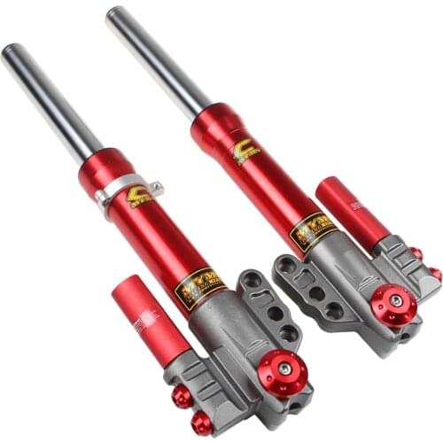 Universal Motorcycle Front Shock Absorber Fork Suspension 400mm 30-core fork Mount Not Adjustable For Yamaha Scooter Modify