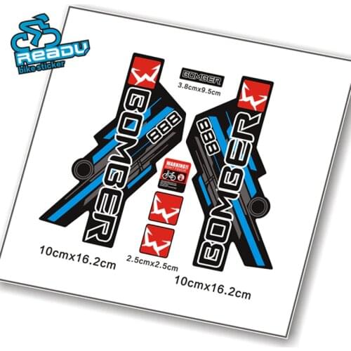 Marzocchi 888 front fork stickers Marzocchi bicycle decals MTB front fork stickers
