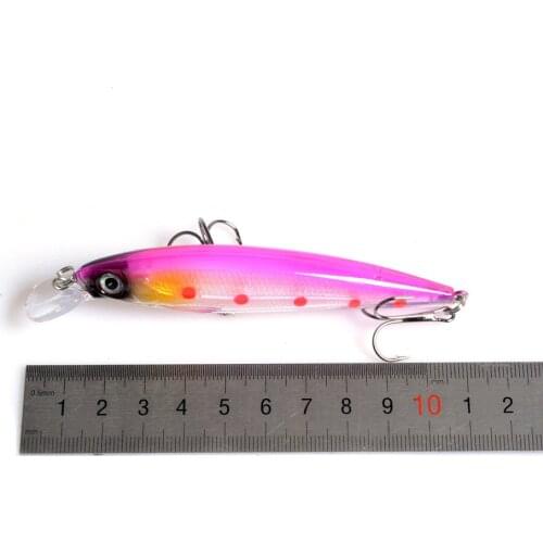 1PCS Floating Minnow Fishing Lure Laser Hard Artificial Bait 3D Eyes 11cm 13.4g Fishing Wobblers Crankbait Minnows