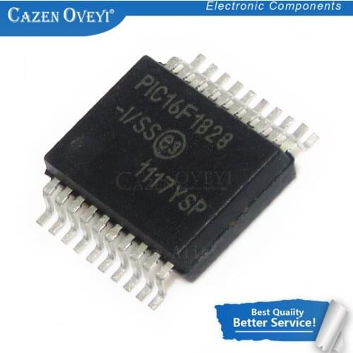 2pcs/lot PIC16F1828-I/SS PIC16F1828 SSOP-20 In Stock