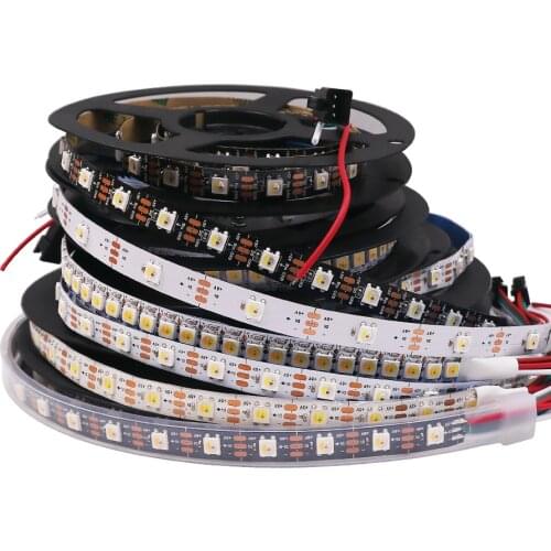 DC 5V SK6812 Led Strip Individual Addressable RGBW RGBCW RGBNW WWA 4 in 1 Similar WS2812B 30 60 144 LEDs Led Light 1m 2m 5m