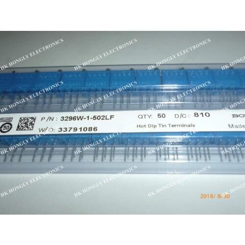 50PCS 3296W-1-502LF NEW