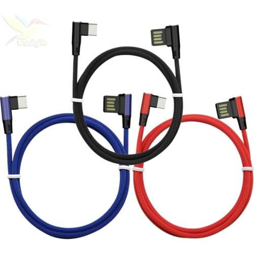 90 Degree Cable 8pin For iPhone X 8 7 6 6S Plus iOS Fast Charging L Bending Cables 5pin micro usb for android typeC 200pcs