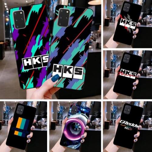 HKS Sports Car Brand Phone Cases For Samsung Galaxy S21 Plus Ultra S20 FE M11 S8 S9 plus S10 5G lite 2020