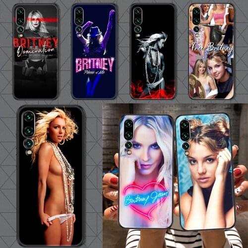 Britney Spears Phone case For Huawei P Mate P10 P20 P30 P40 10 20 Smart Z Pro Lite 2019 black art waterproof silicone bumper 3D