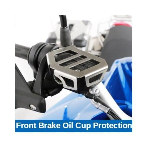 For BMW F850GS ADV Modified Accessories Front Brake Clutch Fluid Reservoir Protection Oil Cup Cover Motorcycle Part