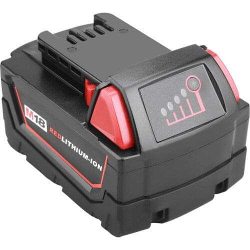 For Milwaukee 48-11-1852 M18 REDLITHIUM XC 6.0 Ah Battery for Milwaukee M18 48-11-1850 48-11-1840 Power Tools