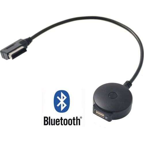 Bluetooth AUX Receiver Cable Adapter for Audi A4 A5 A6 Q5 Q7 After 2009 Audio Media Input AMI MDI Interface