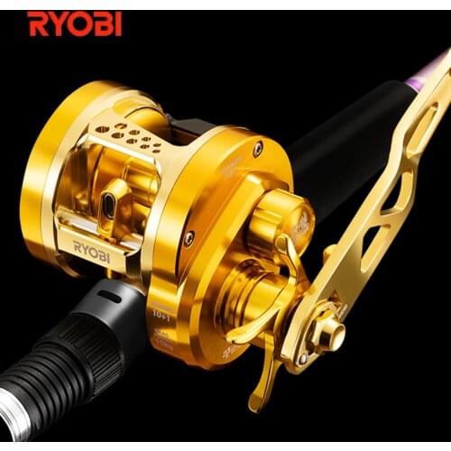 JAPAN Brand RYOBI VARIUS 10+1BB 7.0:1 Metal Fishing Reel Drum Wheel Max Drag 15KG Jigging Boat Reel Bait Casting Reel