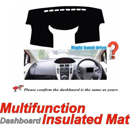 Dashboard Mat Original Factory Shape pad Protection Cover Carpet Dashmat Special Model For Toyota Yaris XP90 2005~2013