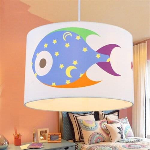 Creative star fish simple childrens room cartoon chandelier boys and girls bedroom study warm Chandelier free shipping
