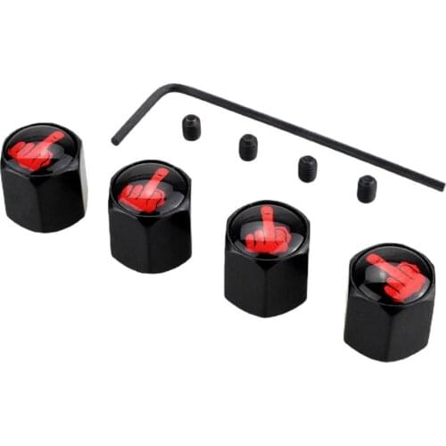 Tire Valve Cap Finger Bike Motorcycle Car Tire Valve Stem Caps Auto Accessories For Bmw Audi Benz Toyota Nissan Honda Vw Ford