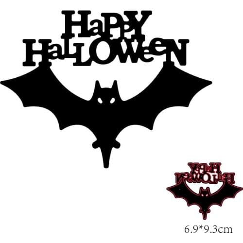 Metal Cutting Dies Halloween Bat DIY Scrapbooking Paper Craft Handmade Album Card Punch Art Die Cut