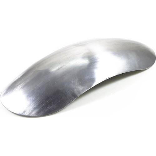 Motorcycle Aluminum Universal Unpainted Silver Short Front Mudguard Fender Mud Guard Custom For Harley Chopper Bobber Touring