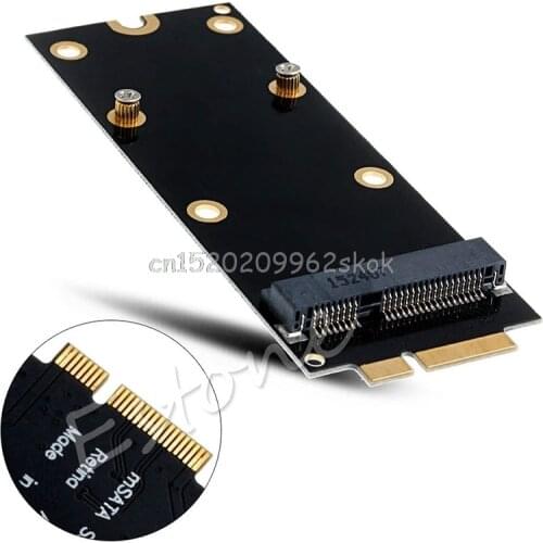 MSATA SSD To SATA Adapter Card 7+17 Pin for 2012 for MacBook Pro A1425 A1398 MC976