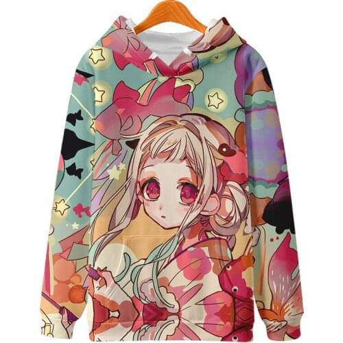 2021 New Anime Toilet Bound Hanako kun Hoodies Unisex 3D Printed Hoodie Sweatshirt Youth Men Women kids Autumn Clothes