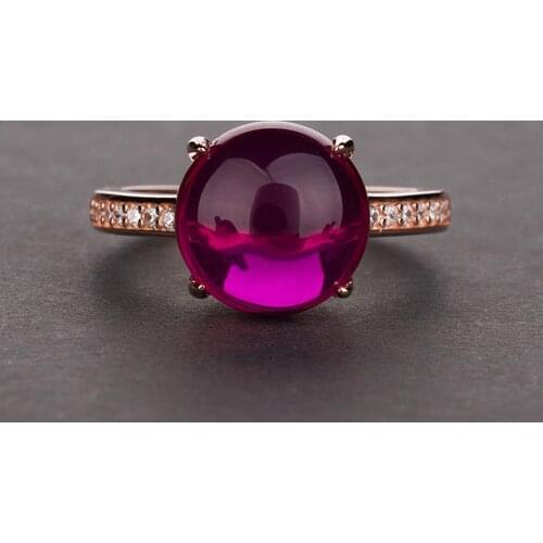 Newest Exquisite 925 Sterling Silver Rings For Women Natural Gemstone Original Wedding Fashion Brand Ring Jewelry Gift