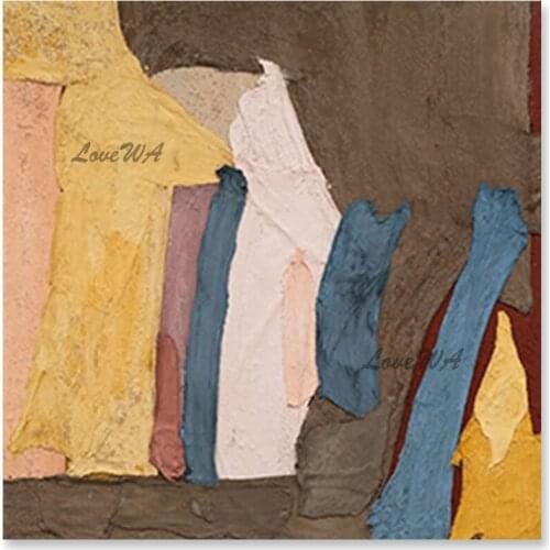 New Design Heavily Textured Modern Canvas Art Unframed Wall Decoration Panel Artwork Wall Hanging Showpieces Paintings Artwork