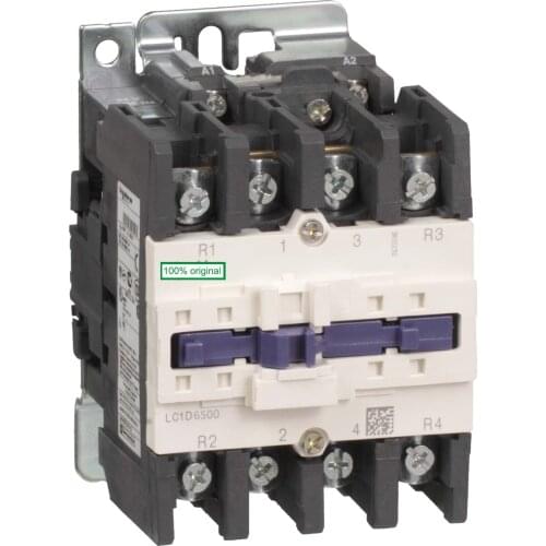 Original TeSys D series 4P 40A AC contactor LC1D40008E7