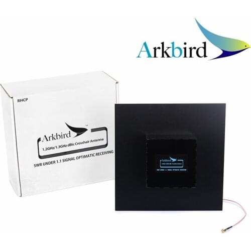 Arkbird High Gain 1.2g 1.3g 1.2GHz 1.3GHz Directional Panel FPV Cross Antenna-10 DB for 1.2g transmitter and receiver long range