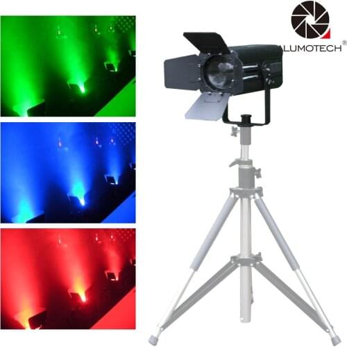 ALUMOTECH Zoom Profile Stage Lighting AC100~240V DMX 512 150W COB RGBW 4in1 LED 9 Channel