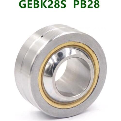 5pcs GEBK28S / PB28 radial spherical plain bearing with self-lubrication