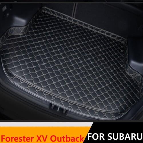 Sinjayer Waterproof Car Trunk Mat Tail Boot Cargo Pad Carpet FIT For SUBARU Forester XV Outback 2008 2009 2010-2021