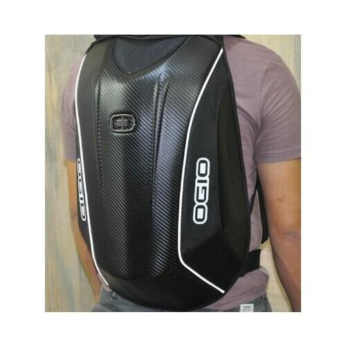 2020 New Arrivals Ogio Mach Knight Backpack Waterproof Motocross Backpack Computer Bag Carbon Fiber Hard Shell Backpack