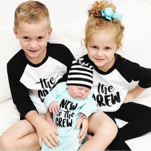 The Crew tshirt big sibling tshirt little boy big brother big sister New to the Crew sibling shirt pregnancy announcement tshirt