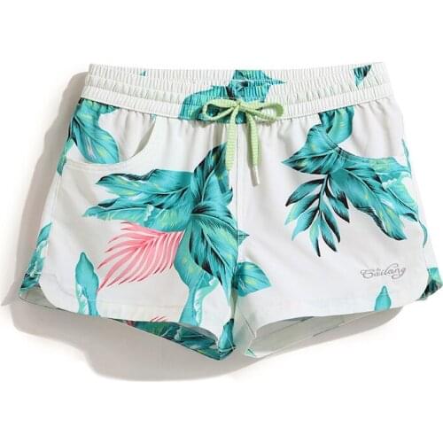 Lady Casual Shorts Women Beachwear Shorts Women print Shorts Spandex Stretch Fabrics