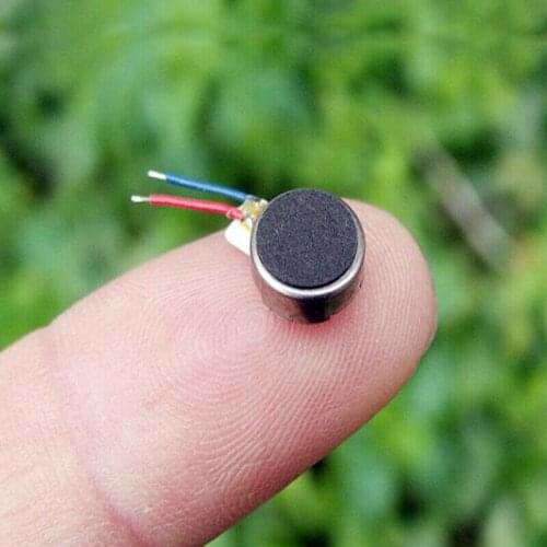 10PCS Vibration Motor DC 3V 75mA for Phone Coin Flat Electric Vibrating Mini Micro Tiny Vibrator Motor Whosale & Dropshippping