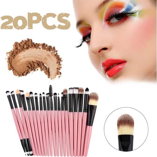 Professional 20 pieces brushes pack complete make-up brushes Set Kit professional or casual personal use