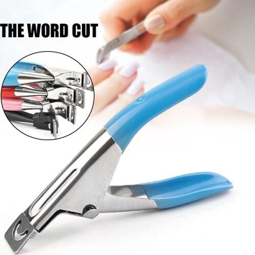 2021 Acrylic Gel False Nails Clipper Stainless Steel Pet Nail Cutter Manicure Nail Art Tips Trimmer