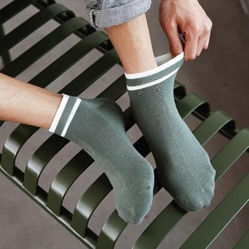 3 Pairs/Lot Mens Socks Breathable Comfortable Cotton Short Socks Shallow Spring Summer Male Casual Socks Chaussette Homme Socks