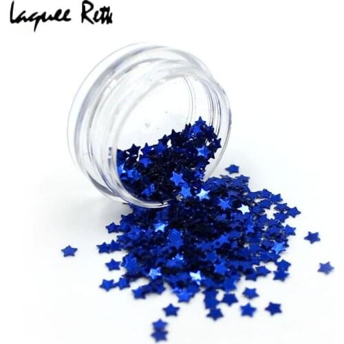 12 Pot 3D Nail Art Decoration Five-pointed Star Nail Glitter Tool Manicure For Acrylic Nail Art UV Gel