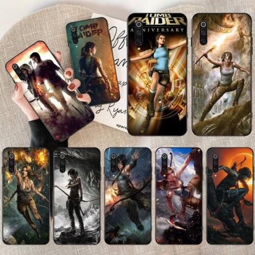 Lara Croft Tomb Raider Luxury Unique Design Phone Cover for Xiaomi Mi10 10Pro 10 lite Mi9 9SE 8SE Pocophone F1 Mi8 Lite