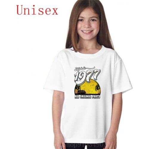 Made in 1977 All Original Parts 41st Birthday Gift boys t shirts childrens clothes g kids clothing shirts for teenage girls