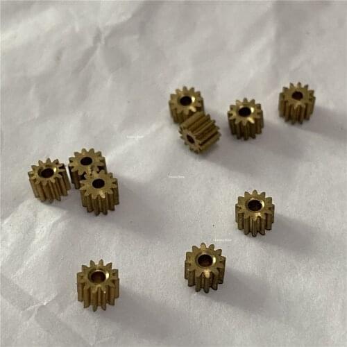 0.3M 12T Copper Gear 1.5mm loose fit (Outer diameter 4.65mm)