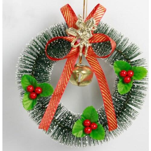 New Christmas Christmas ordinary decorative small wreath Christmas small garland decorations