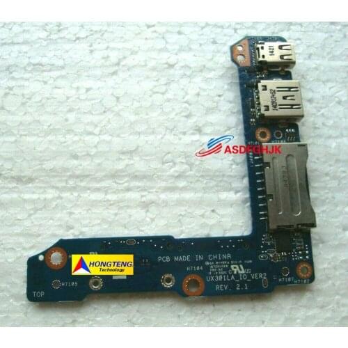 Original FOR ASUS UX301 UX301L UX301LA DUAL SSD I/O USB SD Reader Display Port Board Full TESED OK