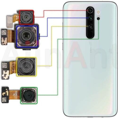 Original Small Front Camera Flex For Xiaomi Redmi Note 8 8A Note8 Pro Plus Macro Depth Wide Main Big Back Rear Camera Flex Cable