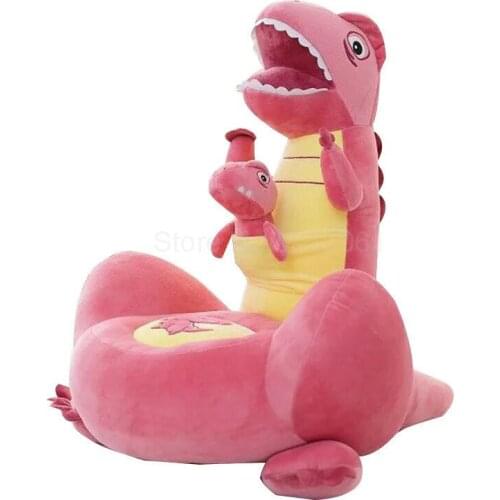 Plush Toy Dinosaur Doll Small Sofa Seat Pillow Lazy Cushion For Childrens Birthday Gift Tatami Cushion