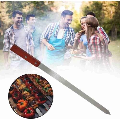 Steel BBQ Forks Hot Dog Telescoping Roasting Fork Sticks Barbecue Skewer Camping Kitchen BBQ Tools Accessories