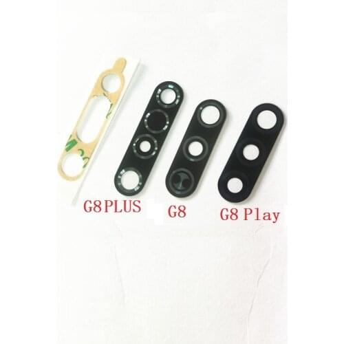 100PCS Rear Back Camera Glass Lens Cover For Motorola Moto G8 / G8 Plus / G8 Play / G8 Power with Ahesive Sticker