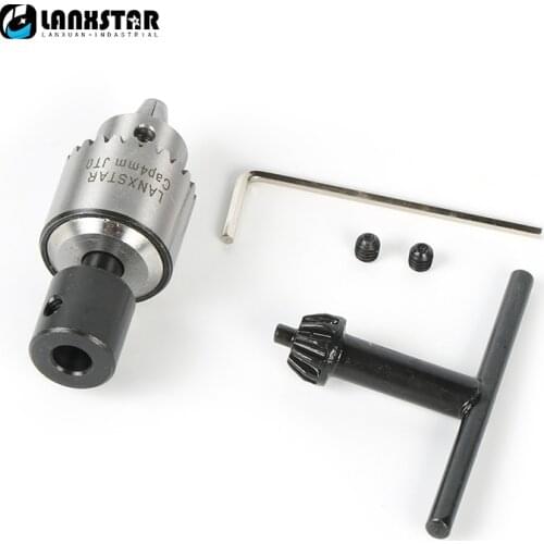 Capacity 0.3~4mm Mini Electric Drill Chucks Mount JTO Taper for Lathe PCB Drill Bits Presses for 6mm Motor Shaft Rotary Tools