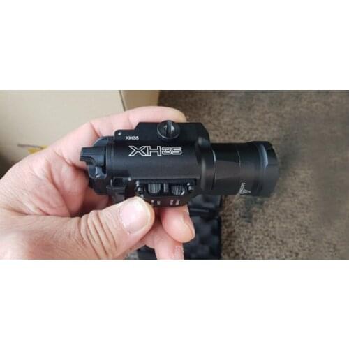 XH35 Light 1000 Lumen Weaponlight High Dual Output Torch Flashlight White Brightness Adjustment Strobe Rapid Outdoor Tools