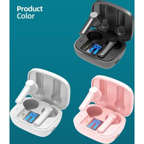 TWS Wireless Earbuds Bluetooth Hifi 5.0 Earphone Sport Earpiece Headset With Mic High Continuous Time